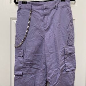 Forever 21 Lilac Cargo Joggers